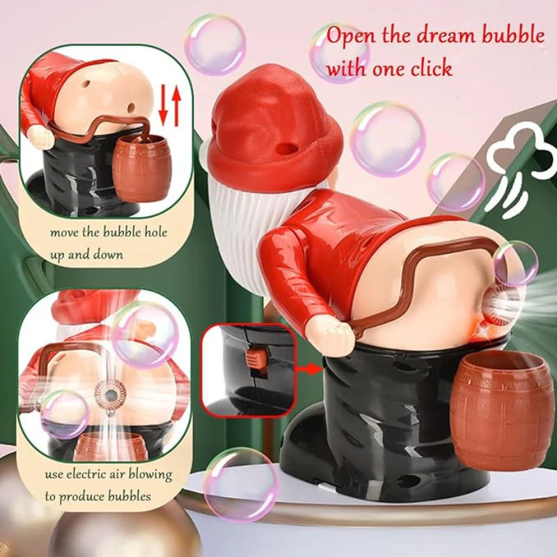 Bubble Blowing Santa