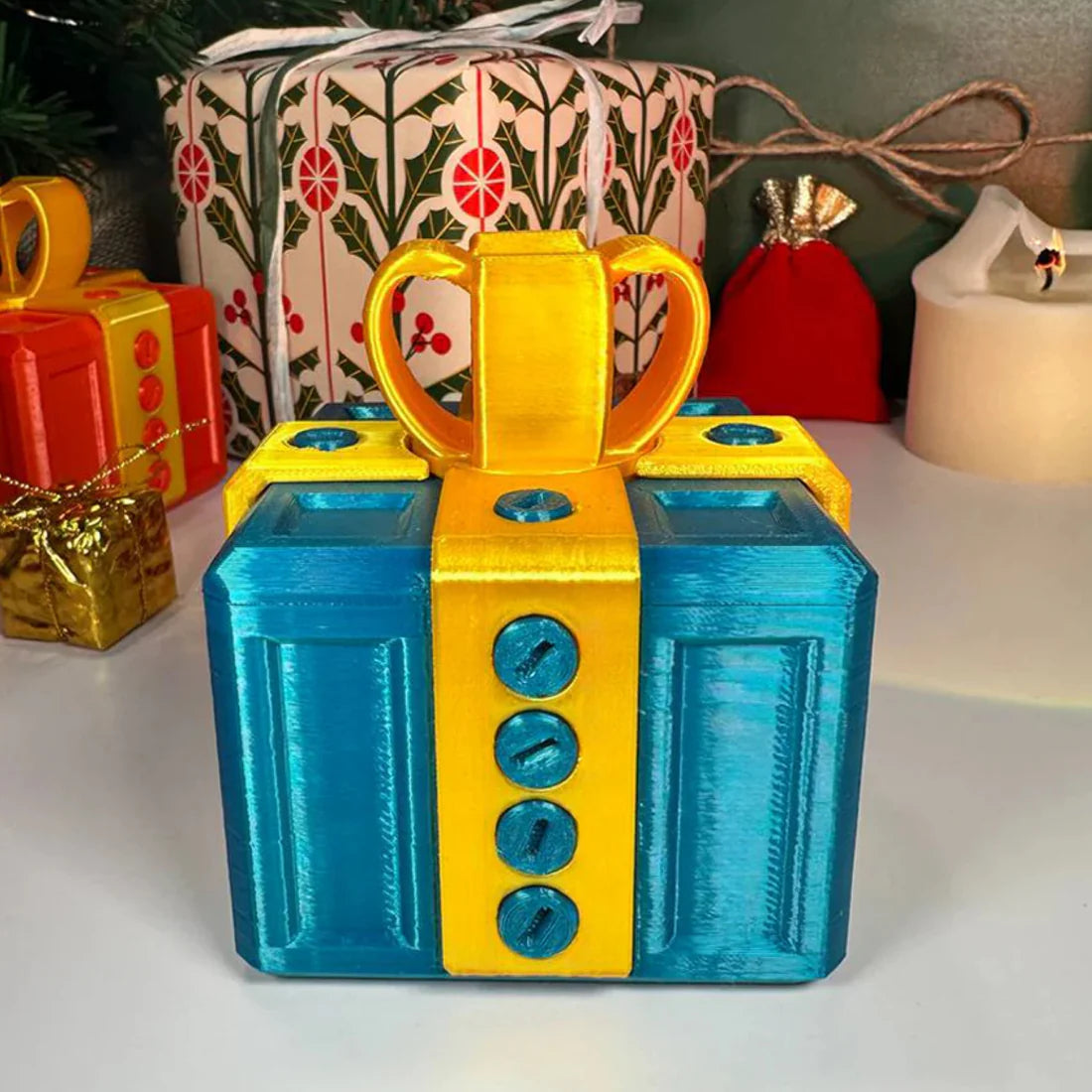 Puzzle Gift Box + Middle Finger Prank Box Bundle