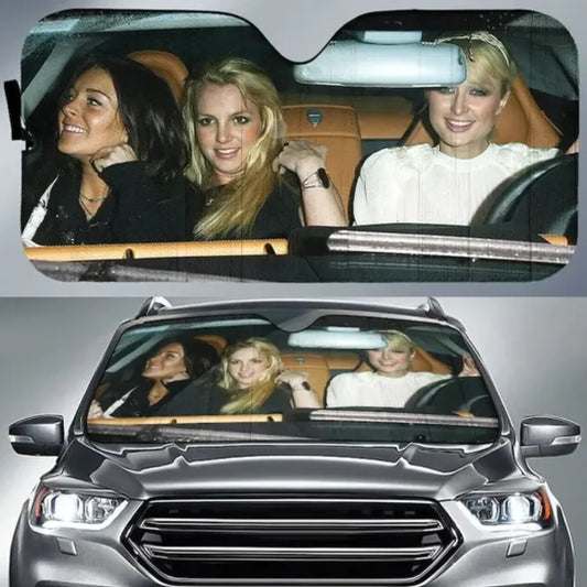 ICONIC BFFs Paris Lindsay Britney 2007 Car Sun Shade