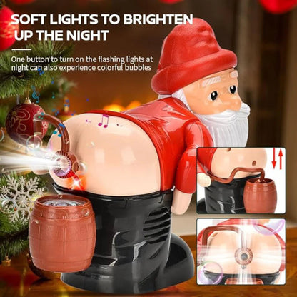 Bubble Blowing Santa