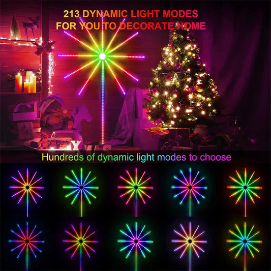 LED Reacting Fireworks